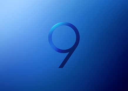 Logotipo de Samsung Galaxy S9, Samsung Galaxy S9, Stock, Azul, HD, Fondo de pantalla HD HD wallpaper