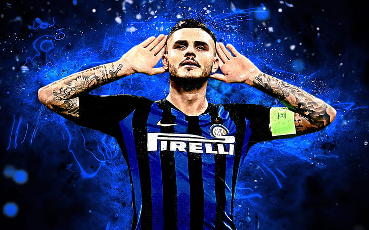 Soccer, Mauro Icardi, Inter Milan, HD wallpaper