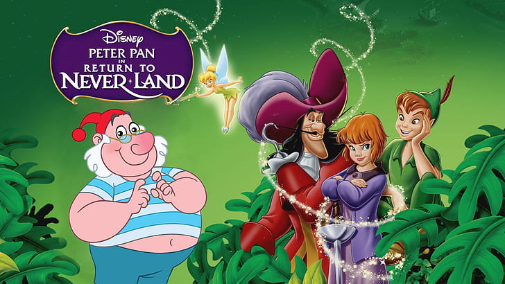 Peter Pan 2 Kembali ke Never Land Walt Disney Poster 1920 × 1080, Wallpaper HD