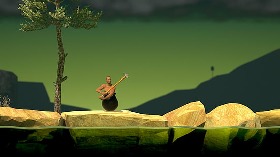 Video Game, Getting Over It with Bennett Foddy, HD wallpaper HD wallpaper