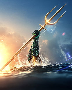 Aquaman 영화 새로운 포스터, HD 배경 화면 HD wallpaper