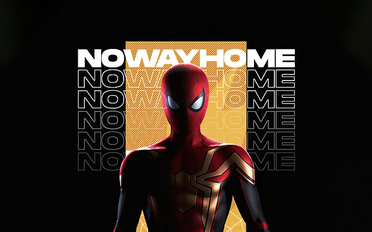 spiderman No Way Home, Marvel Cinematic Universe, Tom Holland, Wallpaper HD
