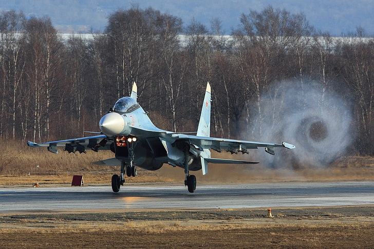 Düsenjäger, Sukhoi Su-30, Flugzeuge, Düsenjäger, Kampfflugzeug, HD-Hintergrundbild