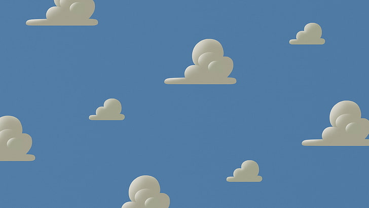 Toy Story, film animasi, film, awan, langit, Wallpaper HD