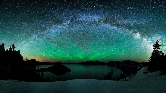 Aurora, Aurora Borealis, schöne Nordlichter, HD-Hintergrundbild HD wallpaper
