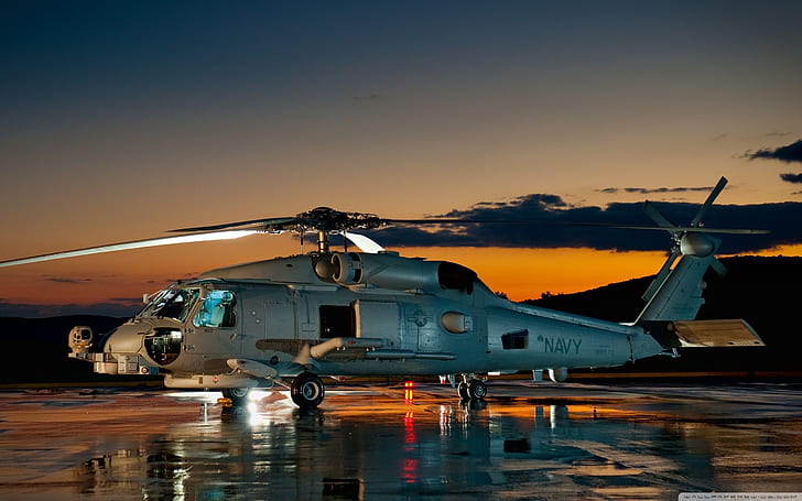 Helikopter Navy Militär skrivbordsunderlägg 2560 × 1600, HD tapet