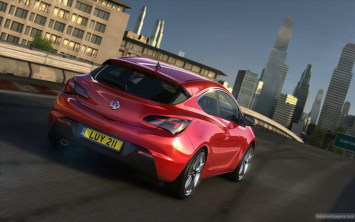 2012 Vauxhall Astra GTC 2, red suv, vauxhall, astra, 2012, cars, HD wallpaper
