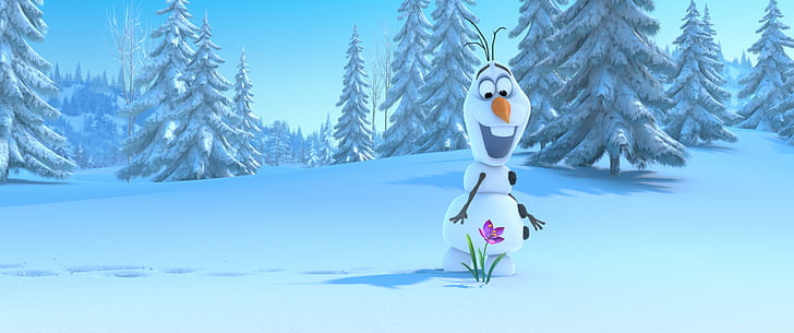 Olaf Congelado, Disney, congelado, olaf, HD papel de parede