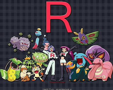 Pokémon, Team Rocket, Jessie (Pokémon), James (Pokémon), Tapety HD HD wallpaper