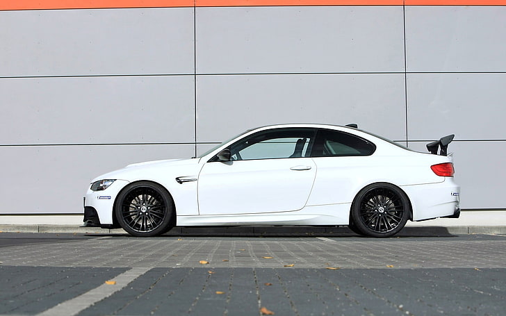 white and black convertible coupe, G-Power, BMW, BMW M3 RS, BMW M3, HD wallpaper