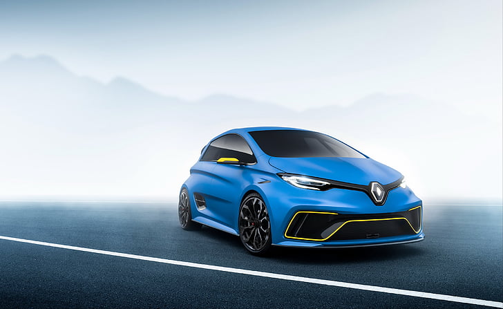 Renault Zoe e-Sport, Mobil konsep, 4K, Wallpaper HD