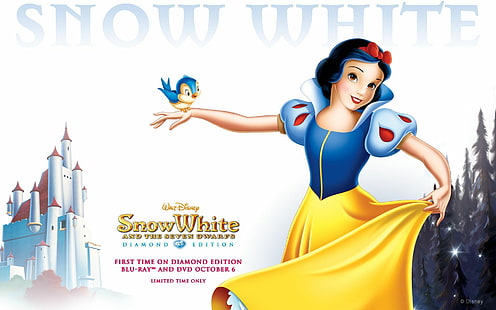 Snow White And The Seven Dwarfs Diamond Edition Trailer Walt Disney Wallpaper Hd For Mobile Phone 1920×1200, HD wallpaper HD wallpaper