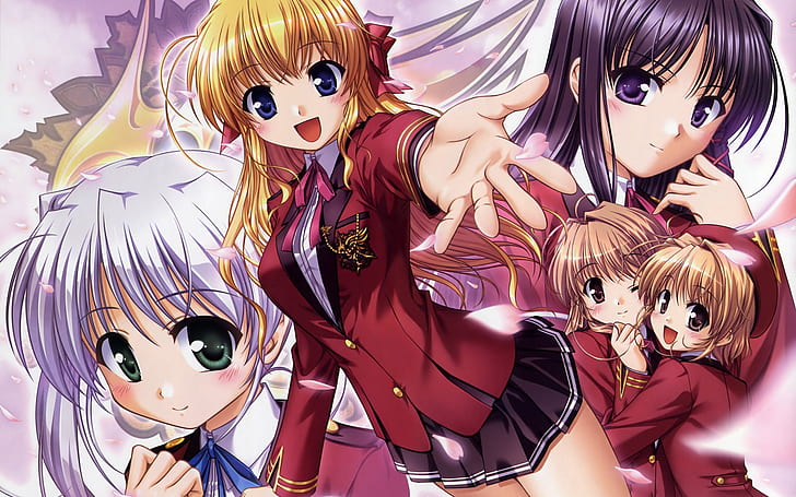 Nettes Animemädchen mit großen Augen, nett, Anime, Mädchen, groß, Augen, HD-Hintergrundbild