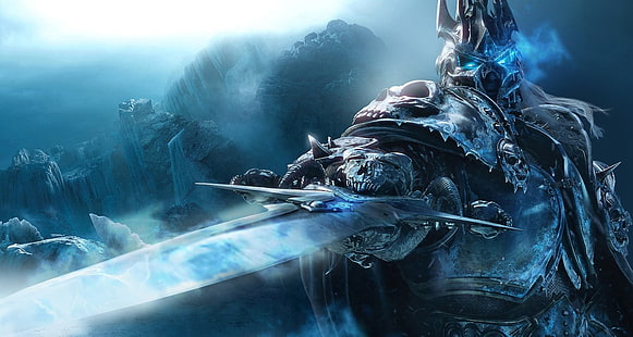 Ilustración de personaje de anime de héroe, Warcraft, World of Warcraft, World of Warcraft: Wrath of the Lich King, Fondo de pantalla HD HD wallpaper