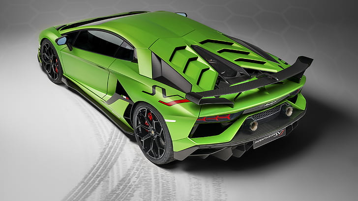 Lamborghini, Aventador, 2019, SVJ, HD papel de parede