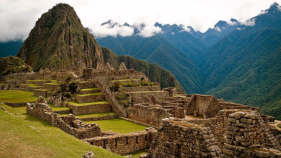Machu Picchu, nature, building, Machu Picchu, South America, HD wallpaper HD wallpaper