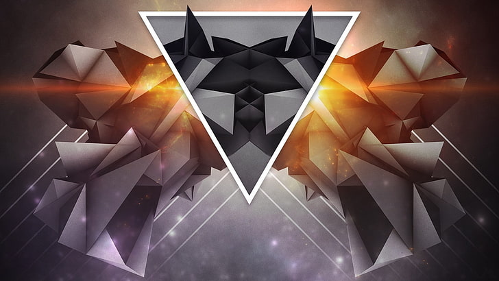 Dreieck, HD-Hintergrundbild
