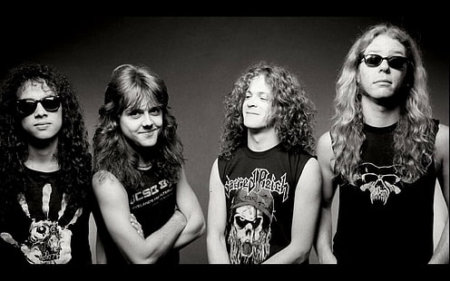 Metallica, Youth, Band, Members, Haircut, HD wallpaper HD wallpaper