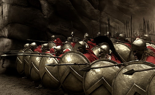300 spartaner, spartanska armén, filmer, 300, 300 film, spartaner, HD tapet HD wallpaper