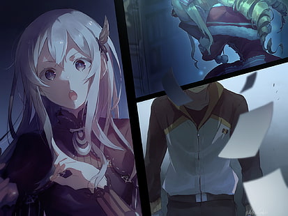 Anime, Re: ZERO - Başka Bir Dünyada Hayata Başlamak -, Beatrice (Re: ZERO), Echidna (Re: ZERO), Subaru Natsuki, HD masaüstü duvar kağıdı HD wallpaper