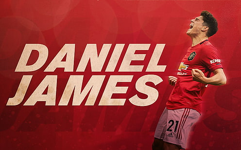 دانيال جيمس ، مانشستر يونايتد ، كرة القدم ، كرة القدم ، الشياطين الحمر، خلفية HD HD wallpaper