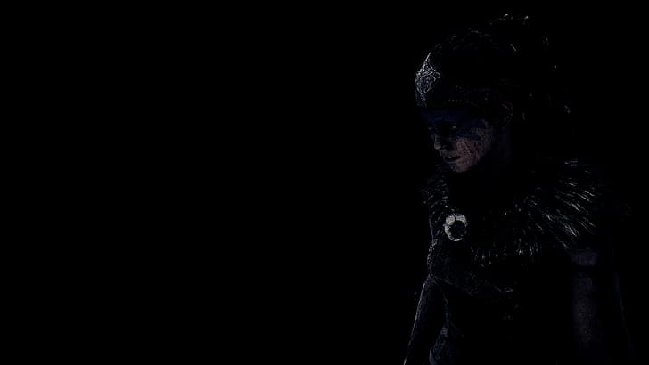 Hellblade: Pengorbanan Senua, Senua, screen shot, gelap, Wallpaper HD