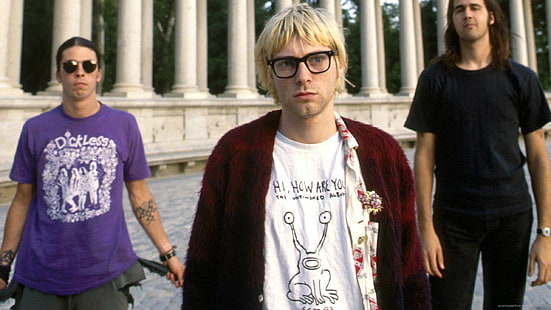 Dave Grohl, 그런지, Krist Novoselic, Kurt Cobain, 전설, 음악가, 너바나, 가수, HD 배경 화면 HD wallpaper