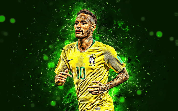 Football, Neymar, Brésilien, Footballeur, Fond d'écran HD