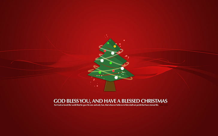 Merry Christmas Tree, tree, christmas, merry, HD wallpaper