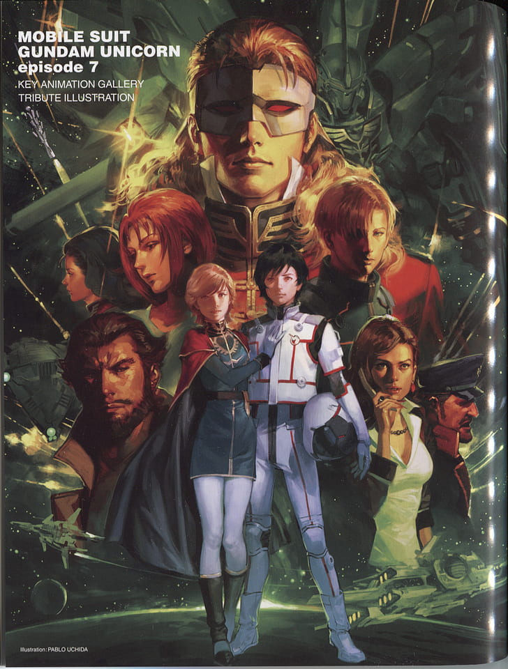 Gundam ، Mobile Suit Gundam ، Mobile Suit Gundam Unicorn ، ماريدا ، ملصق، خلفية HD، خلفية الهاتف