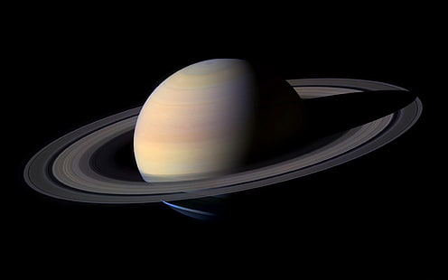 Иллюстрация планеты Нептун, Сатурн, планета, кольцо, HD обои HD wallpaper