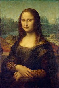 Леонардо да Винчи, Мона Лиза, Лиза дел Джокондо, портрет, масло, тополово дърво, живопис, HD тапет HD wallpaper