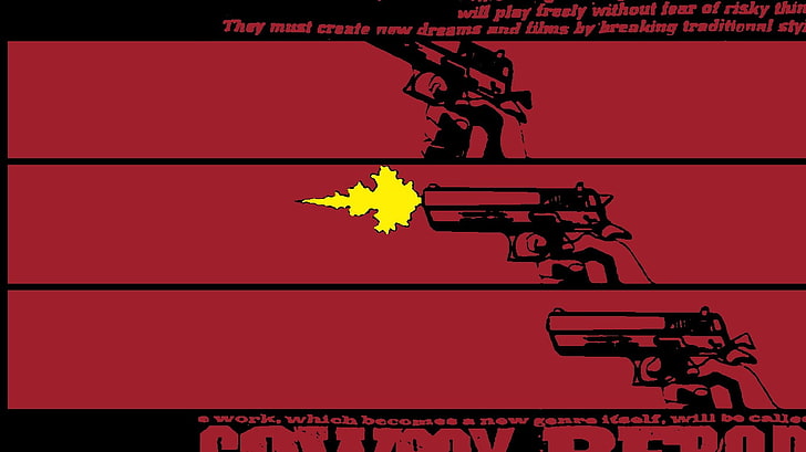 Cowboy Bebop, anime, pistol, HD tapet