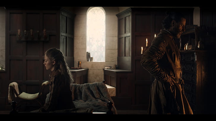 The Witcher (مسلسل تلفزيوني) ، Cirilla Fiona Elen Riannon ، Mousesack ، القلعة ، الشموع، خلفية HD