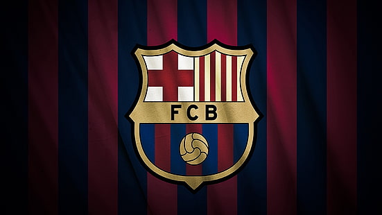 شعار نادي برشلونة ، الشريط ، كرة القدم ، الرياضة ، الشعار ، إسبانيا ، برشلونة ، الفهد ، ميسي ، برشلونة ، ليو ، برشلونة ، برشلونة، خلفية HD HD wallpaper