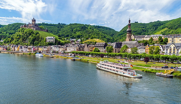 rivière, Allemagne, Moselle, Fond d'écran HD