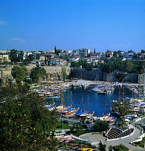 Antalya, paysage urbain, Fond d'écran HD HD wallpaper