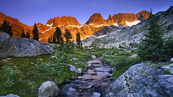 Ansel Adams, Sierra Nevada, río cerca de la montaña, naturaleza, 1920x1080, California, Sierra Nevada, Ansel Adams, Fondo de pantalla HD HD wallpaper