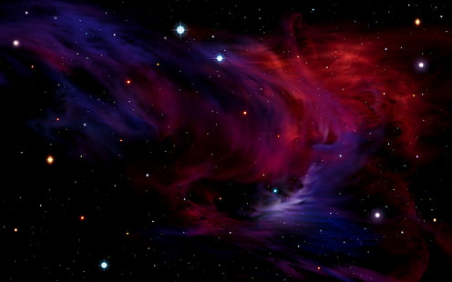 Raum, Universum, Planeten, dunkel, bunt, Sterne, abstrakt, Raum, Universum, Planeten, dunkel, bunt, Sterne, abstrakt, HD-Hintergrundbild HD wallpaper