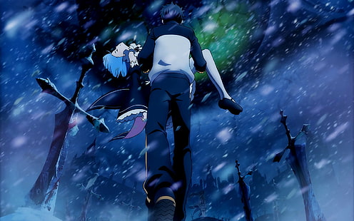 Natsuki Subaru, Re: Null Kara Hajimeru Isekai Seikatsu, Rem (Re: Null), Anime, HD-Hintergrundbild HD wallpaper