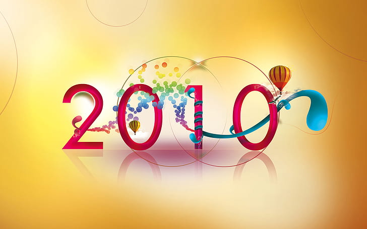Welcome New 2010 Year HD, new, 2010, celebrations, year, welcome, HD wallpaper