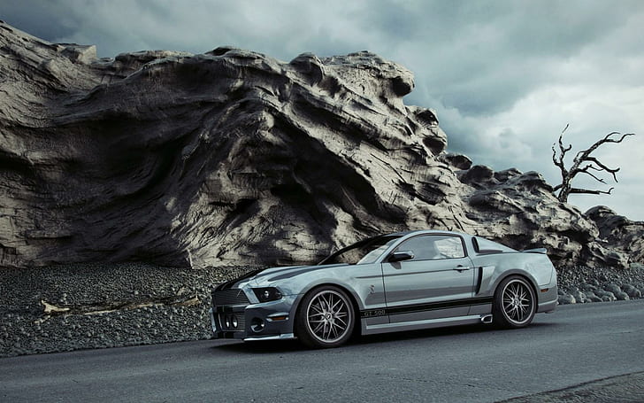 Mustang GT 500 Car, mustang, HD wallpaper