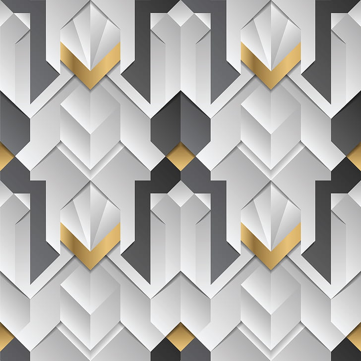 white, abstraction, grey, golden, gold, geometry, elements, stripes, element, decor, geometric, HD wallpaper