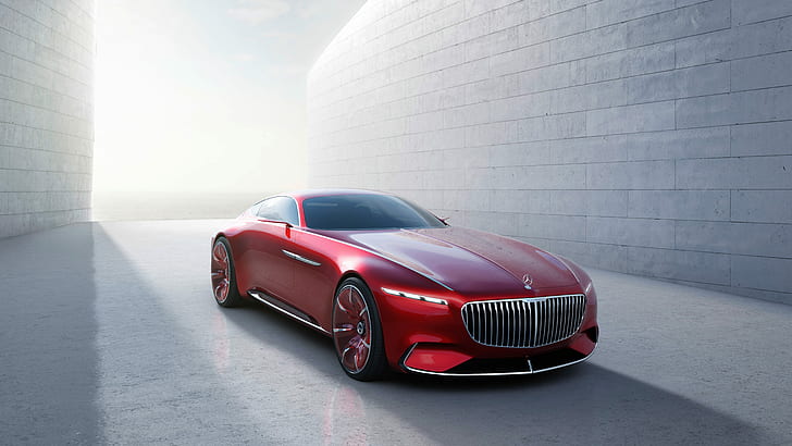 Concept Cars, Vision Mercedes-Maybach 6, 8K, 메르세데스 벤츠, 4K, HD 배경 화면