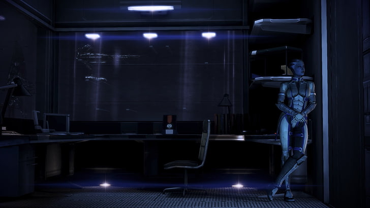 Mass Effect, Лиара Т'Сони, видеоигры, HD обои