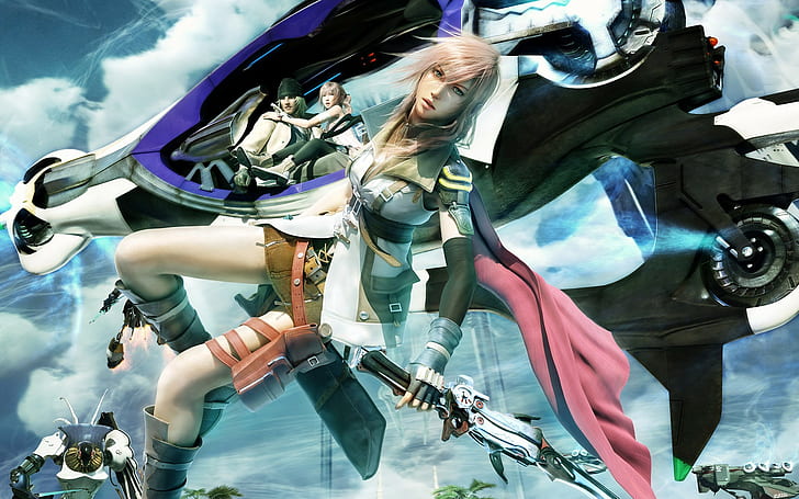 gry wideo, Final Fantasy XIII, Claire Farron, Tapety HD