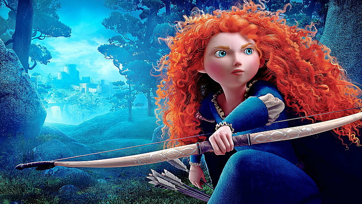 영화, 용감한, 메리다 (Brave), HD 배경 화면