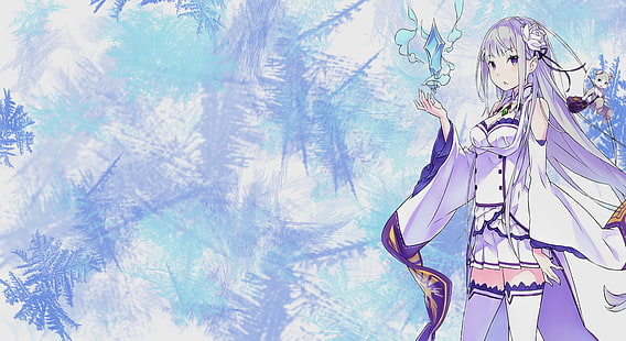 Anime, Re: ZERO -Starting Life in Another World-, Emilia (Re: ZERO), Re: Zero, Fondo de pantalla HD HD wallpaper