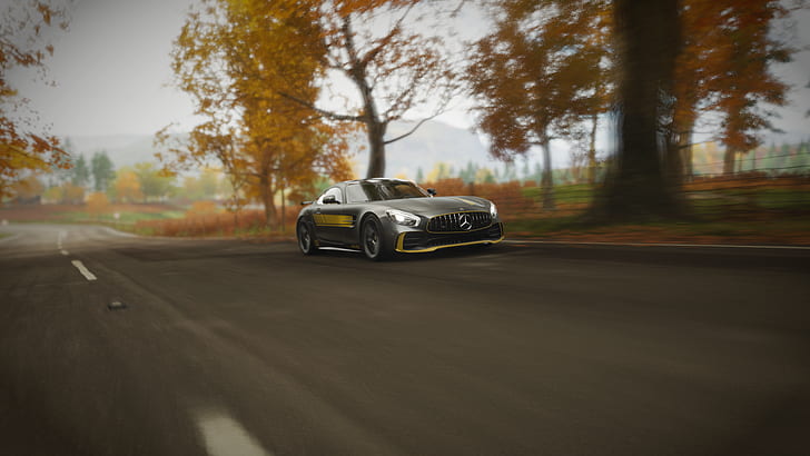 Mercedes-AMG, AMG GT-R, mobil, Forza Horizon 4, video game, Wallpaper HD