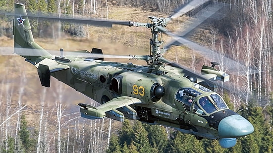 Ka-52, 군용, 러시아, 항공기, 헬리콥터, 차량, 군용 항공기, HD 배경 화면 HD wallpaper